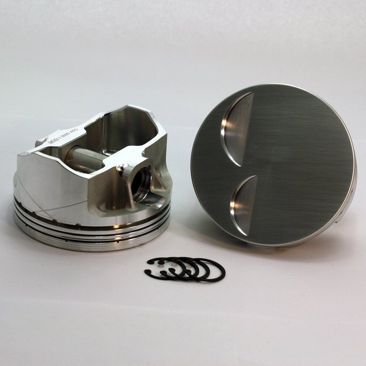 K3-3302-4000C FX-Series Flat Top Piston Set for 1962-2001 Small Block Ford 351W, 4 in. Bore, -2cc Volume [Stroker]