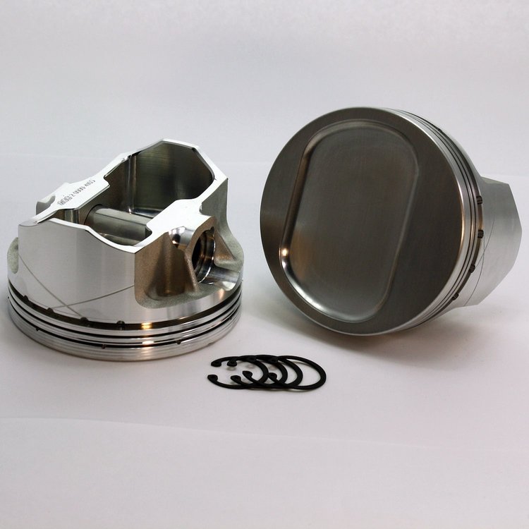 K3-6170-4000C FX-Series Flat Top No-Notch Piston Set for 1977-1986 Iron Duke, 4 in. Bore, -0cc Volume [OEM Stroke]