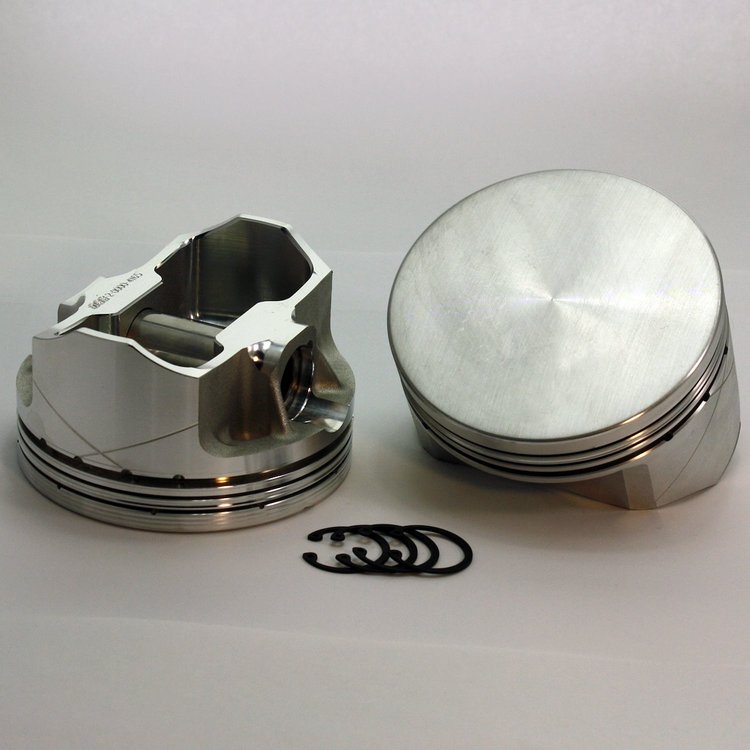 K3-6480-4060V FX-Series Flat Top No-Notch Piston Set for 2008-2017 Mopar Viper/SRT, 4.060 in. Bore, -0cc Volume [OEM Stroke]