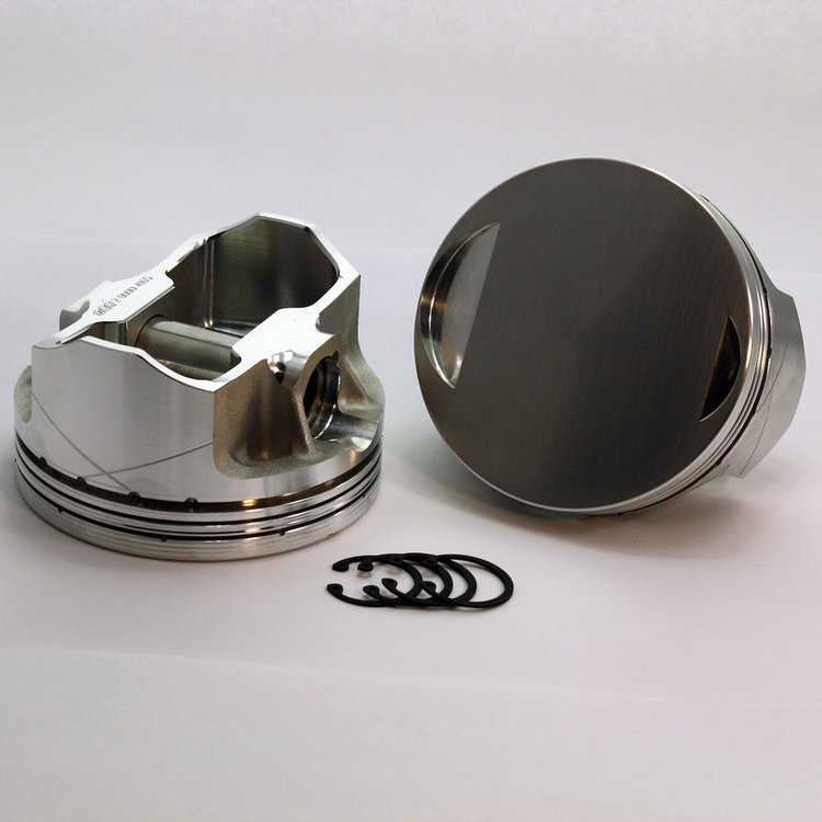 K3-6840-4100D FX-Series Flat Top Piston Set for 2005-2019 SB Mopar Hemi Gen-III, 4.100 in. Bore, -1.5cc Volume [OEM Stroke]