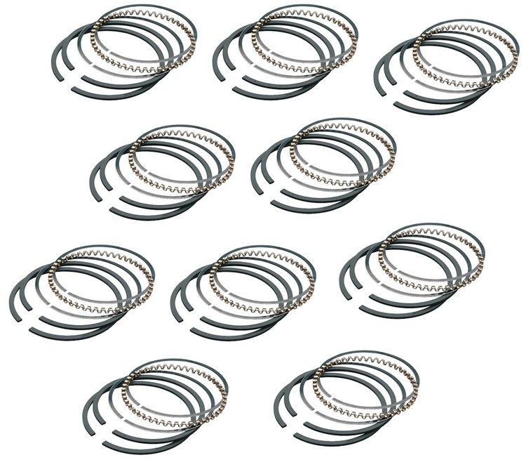 RS-XP610-4085 Performance 4.085 in. Gas Nitrided Stainless Steel 10-cyl. Ring Set [1.2, 1.2, 3 mm]