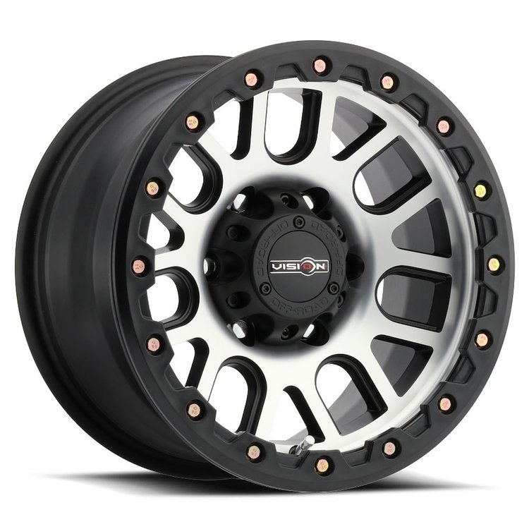111-8983MF18 111 Series Wheel [Size: 18" x 9"] Matte Black Machined Face Finish
