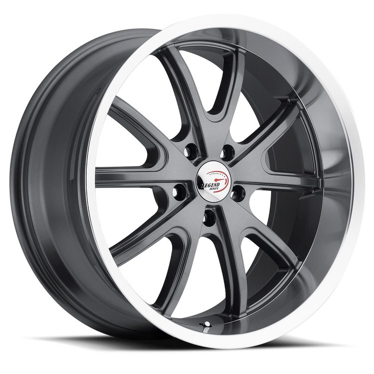 143-2812GMML32 143 Series Wheel [Size: 20" x 8.5"] Gunmetal Machined Lip Finish