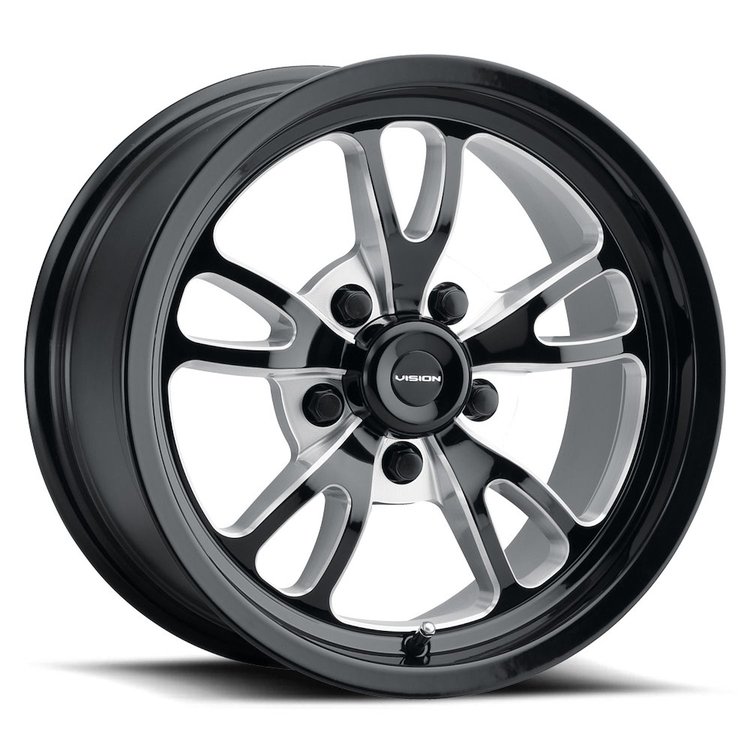 149-5761B0 149 Series Wheel [Size: 15" x 7"] Gloss Black Milled Spoke Finish