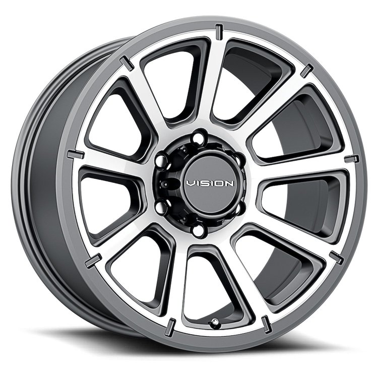 353-7883GMMF18 353 Series Wheel [Size: 17" x 8.5"] Gunmetal Machined Face Finish
