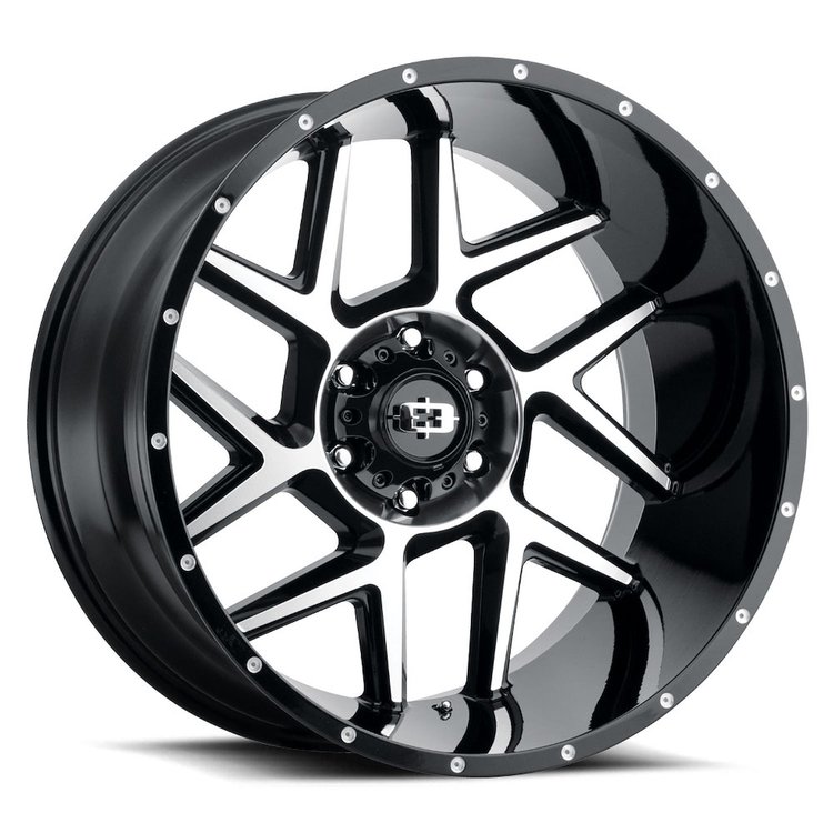 360-2936GBMF12 360 Series Wheel [Size: 20" x 9"] Gloss Black Machined Face Finish