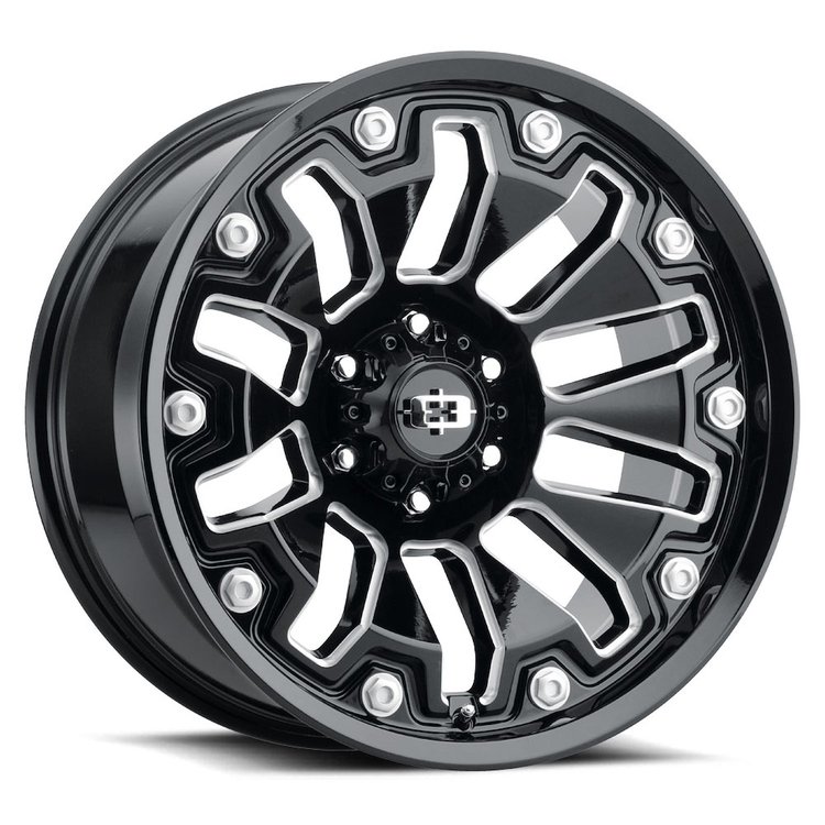 362-2985GBMS-12 362 Series Wheel [Size: 20" x 9"] Gloss Black Milled Spoke Finish