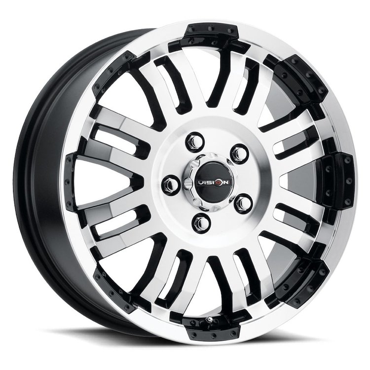 375XL8732GBMF55 375 Series Wheel [Size: 18" x 7.5"] Gloss Black Machined Face Finish