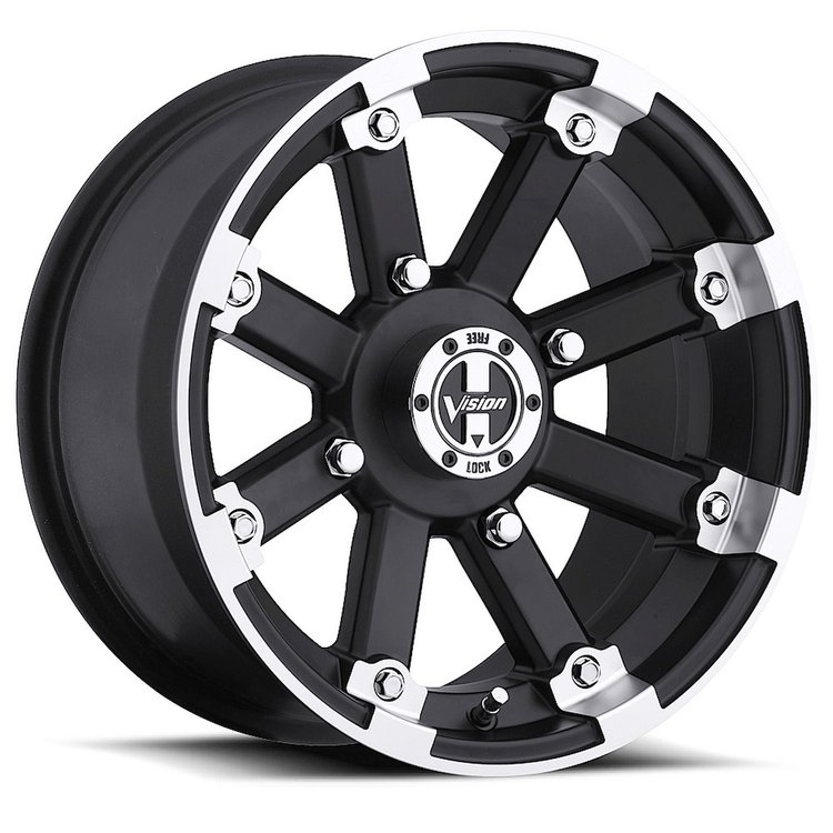 393-157110MBML4 393 Series Wheel [Size: 15" x 7"] Matte Black Machined Lip Finish
