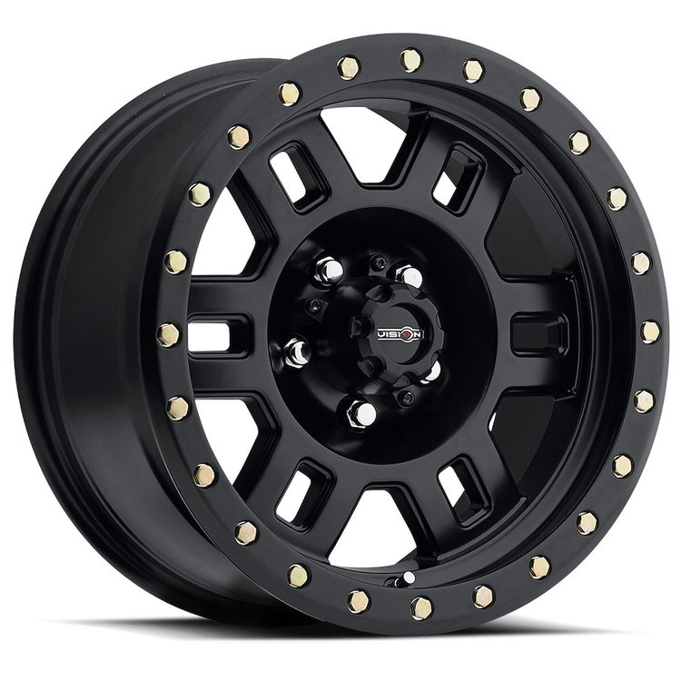 398-7885MB0 398 Series Wheel [Size: 17" x 8.5"] Matte Black Finish