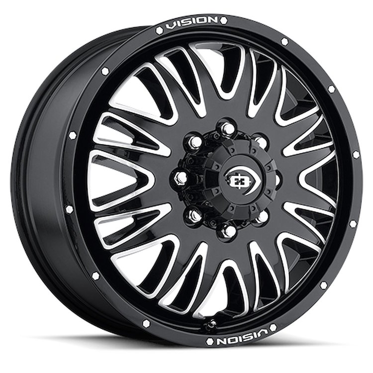 401-2879BMFF 401 Series Wheel [Size: 20" x 8.25"] Gloss Black Machined Face Finish