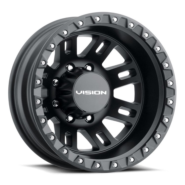 408-7681SBR 408 Series Wheel [Size: 17" x 6.5"] Satin Black Finish