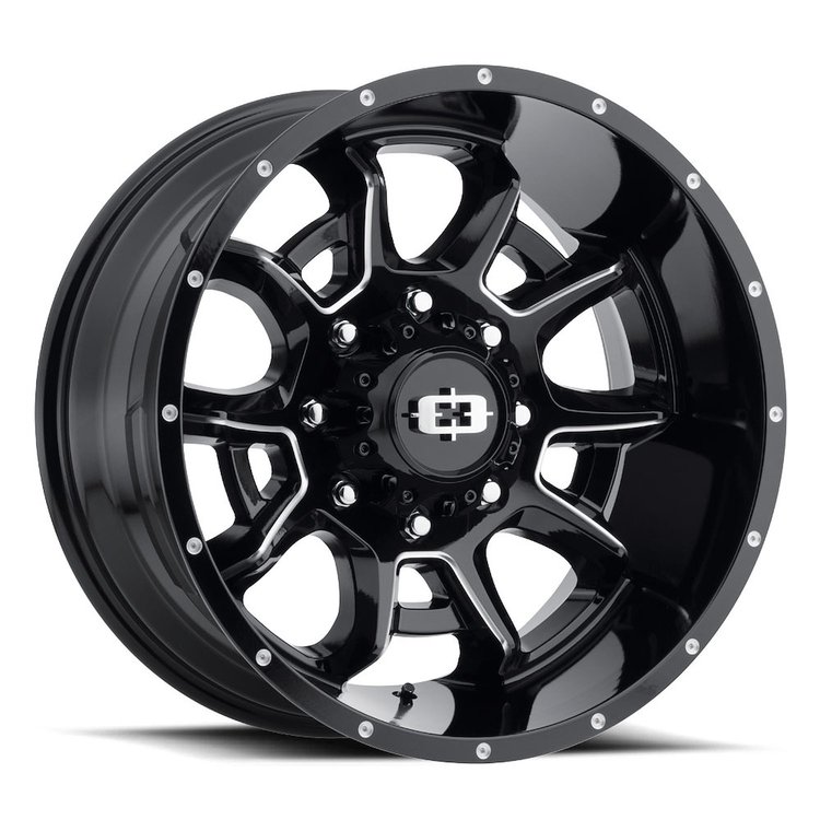 415-2985GBMS-12 415 Series Wheel [Size: 20" x 9"] Gloss Black Milled Spoke Finish