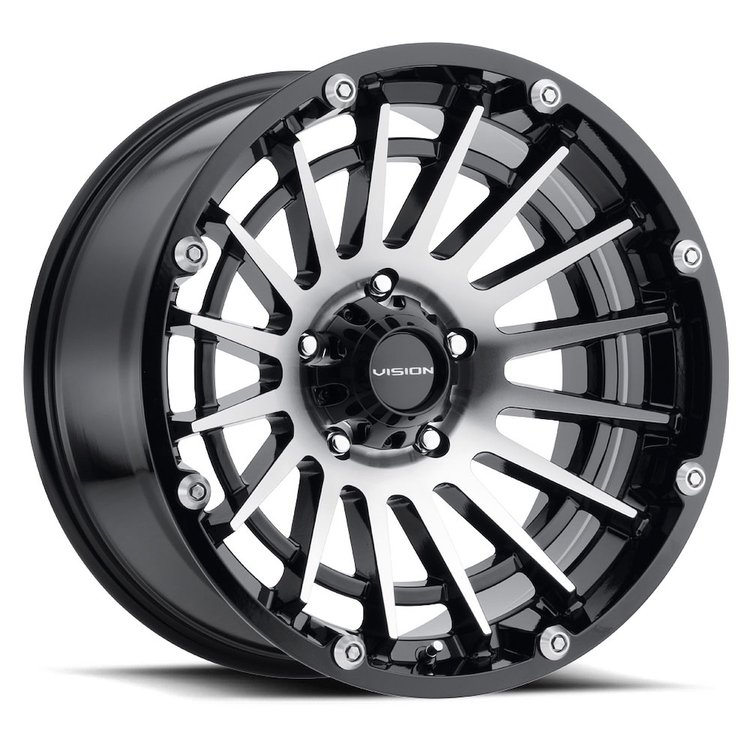417-8973GBMF-12 417 Series Wheel [Size: 18" x 9"] Gloss Black Machined Face Finish