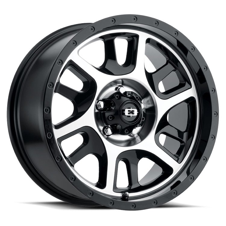 419VT8965GBMF18 419 Series Wheel [Size: 18" x 9"] Gloss Black Machined Face Finish