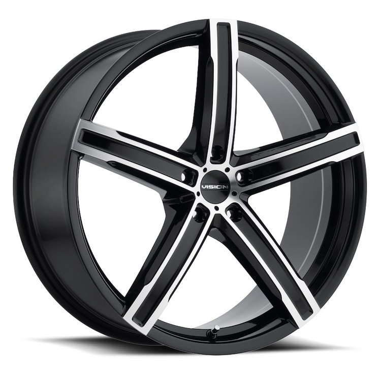 469-7731GBMF38 469 Series Wheel [Size: 17" x 7"] Gloss Black Machined Face Finish