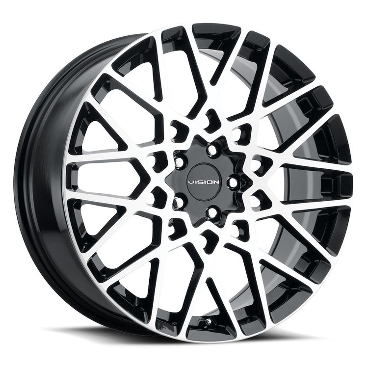 474-7831GBMF38 474 Series Wheel [Size: 17" x 8"] Gloss Black Machined Face Finish