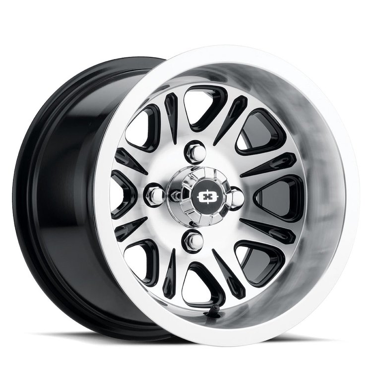 547-128156GBMF4 547 Series Wheel [Size: 12" x 8"] Gloss Black Mirror Machined Face Finish