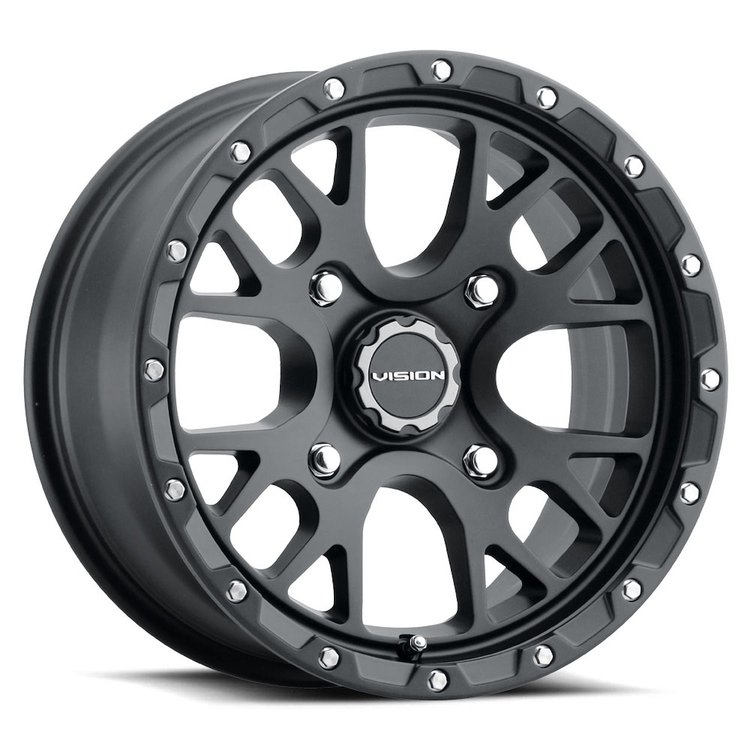 545-157156SB44 545 Series Wheel [Size: 15" x 7"] Satin Black Finish