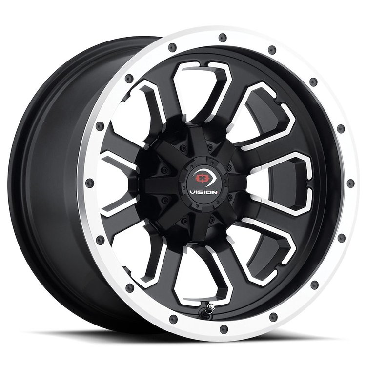 548-128156MBMF4 548 Series Wheel [Size: 12" x 8"] Matte Black Machined Face Finish