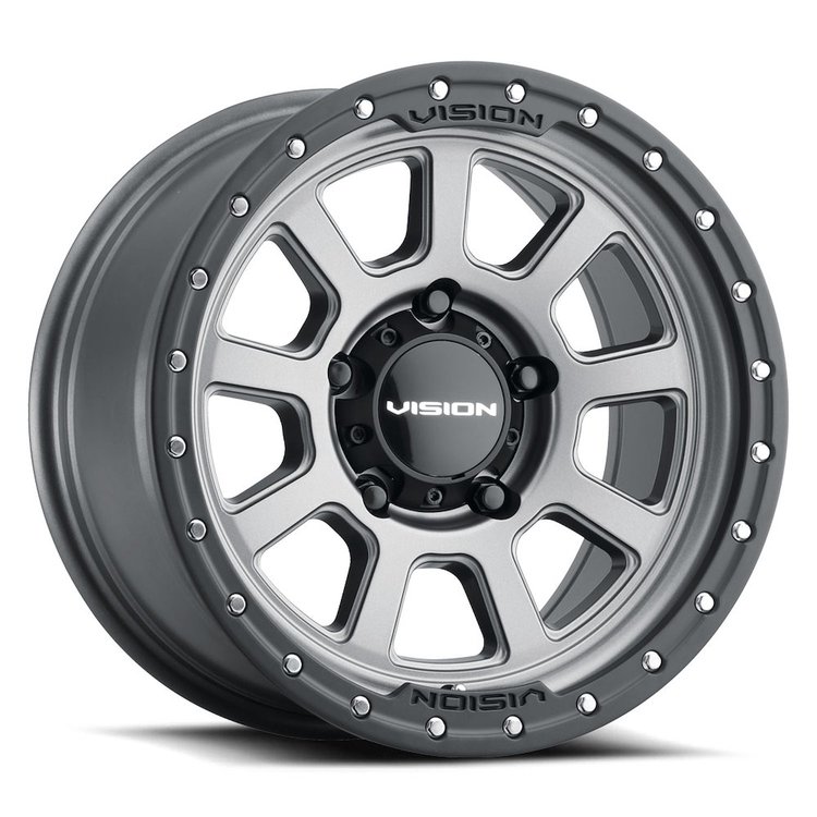 350-2985SGBL-12 350 Series Wheel [Size: 20" x 9"] Satin Grey Finish