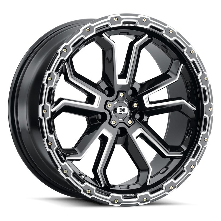 405H7810GBMS30 405 Series Wheel [Size: 17" x 8"] Gloss Black Milled Spoke Finish