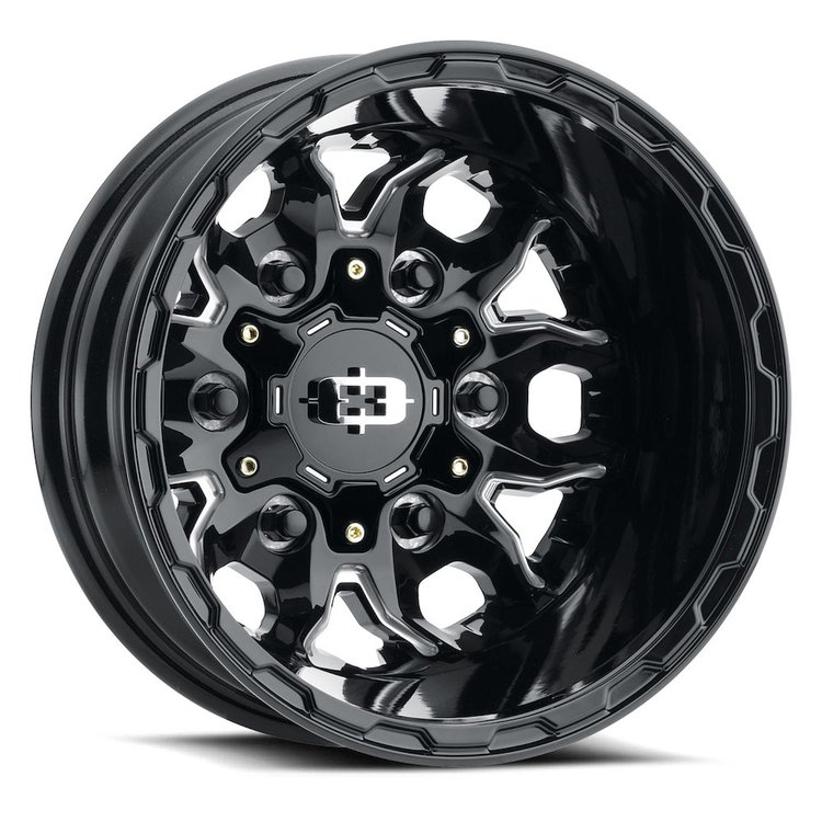 410-6678GBMS-130 410 Series Wheel [Size: 16" x 6"] Gloss Black Milled Spoke Finish