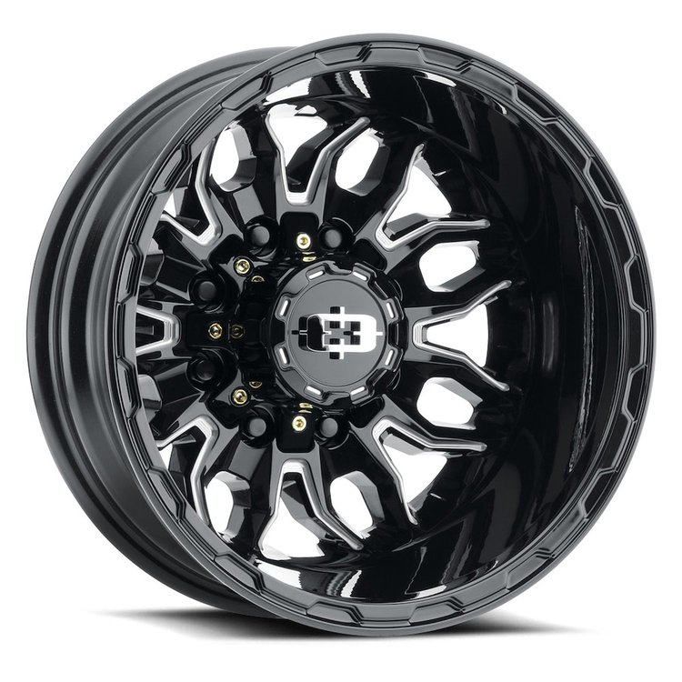 410-7679GBMSR 410 Series Wheel [Size: 17" x 6.5"] Gloss Black Milled Spoke Finish