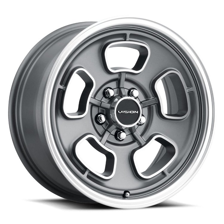 148-7865SGMF19 148 Series Wheel [Size: 17" x 8"] Satin Grey Machined Face/Lip Finish