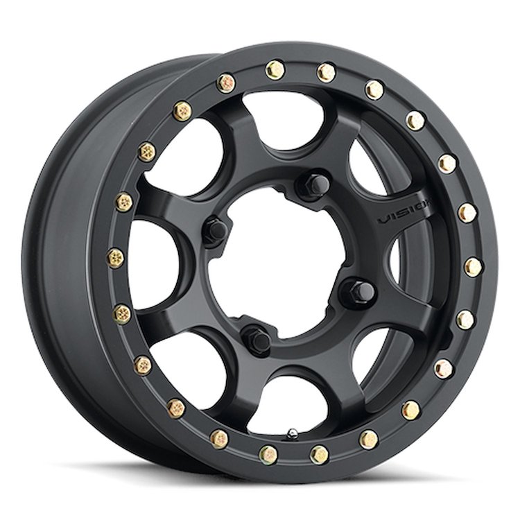 351BL156156SBBR55 351 Series Wheel [Size: 15" x 6"] Satin Black Finish