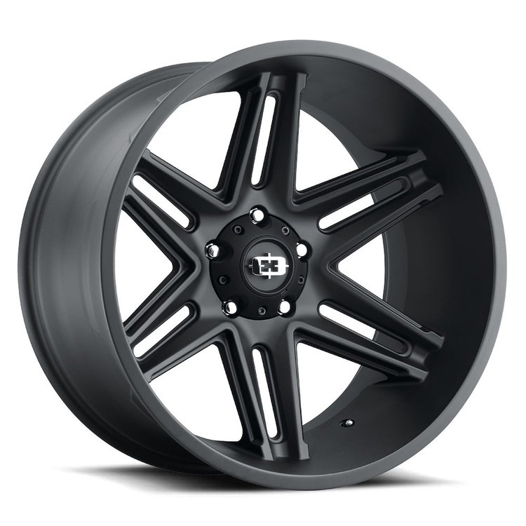363-24270SB-51 363 Series Wheel [Size: 24" x 12"] Satin Black Finish
