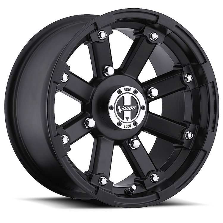 393-127115MB4 393 Series Wheel [Size: 12" x 7"] Matte Black Finish