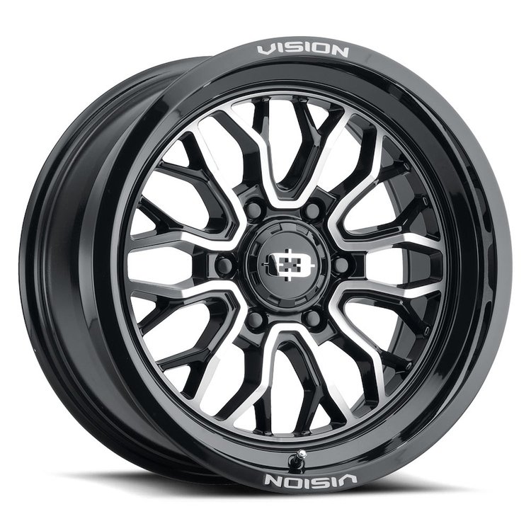 402-22083GBMF-19 402 Series Wheel [Size: 22" x 10"] Gloss Black Machined Face Finish