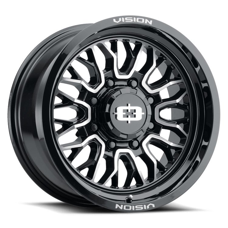 402-8970GBMF12 402 Series Wheel [Size: 18" x 9"] Gloss Black Machined Face Finish