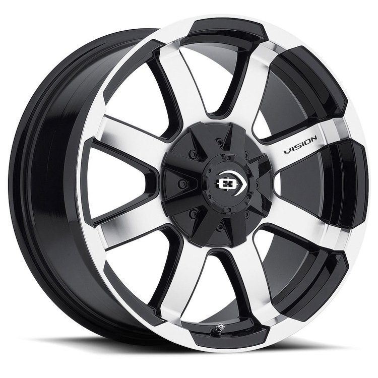 413-6885GBMF0 413 Series Wheel [Size: 16" x 8"] Gloss Black Machined Face Finish