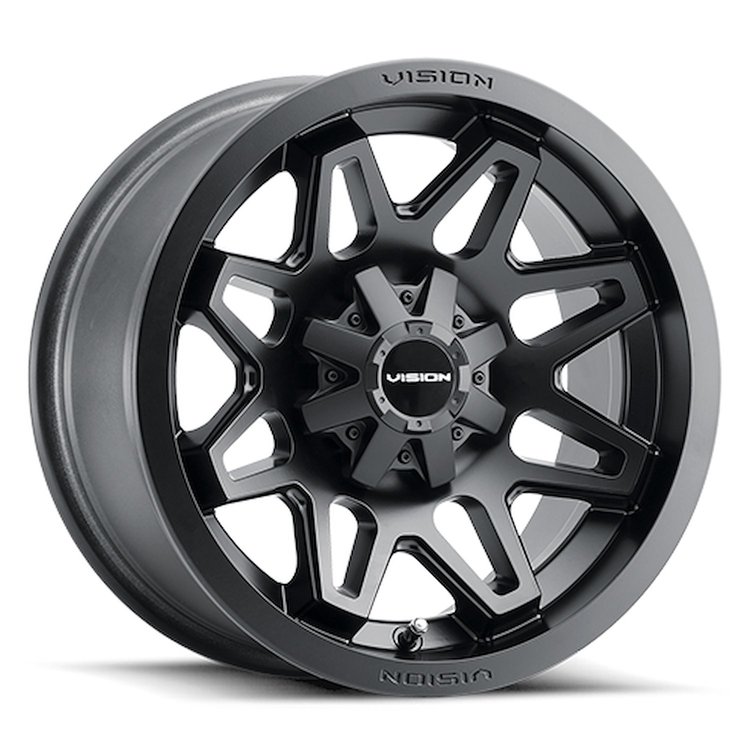 416-127136MB4 416 Series Wheel [Size: 12" x 7"] Matte Black Finish