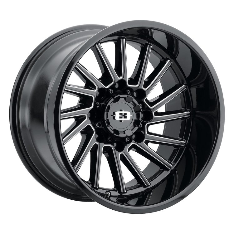 306-2987GBMS12 306 Series Wheel [Size: 20" x 9"] Gloss Black Milled Spoke Finish