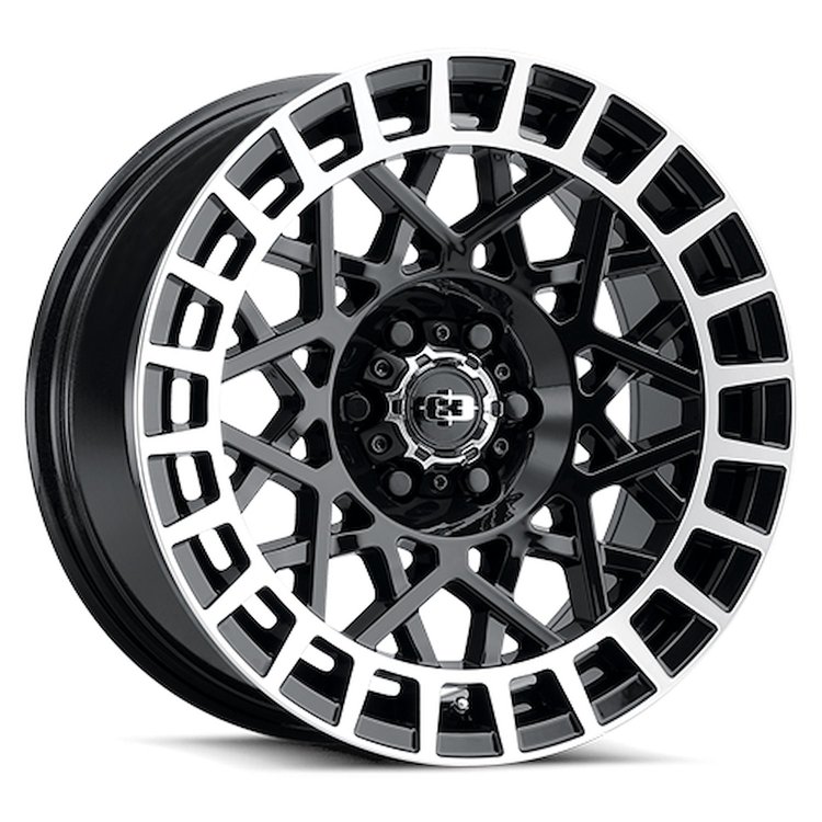 349-8865GBML40 349 Series Wheel [Size: 18" x 8"] Gloss Black Machined Lip Finish