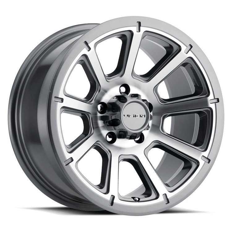 353VTH4565GMMF0 353 Series Wheel [Size: 14" x 5.5"] Gunmetal Machined Face Finish