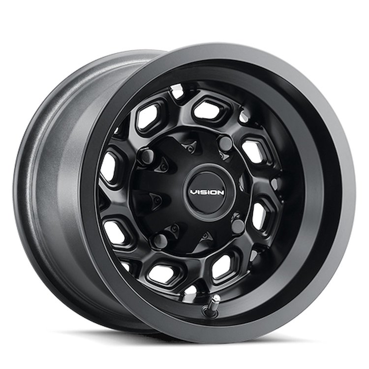 361-147136MB4 361 Series Wheel [Size: 14" x 7"] Matte Black Finish
