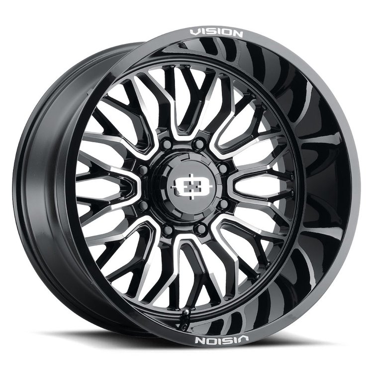 402-20073GBMF-25 402 Series Wheel [Size: 20" x 10"] Gloss Black Machined Face Finish
