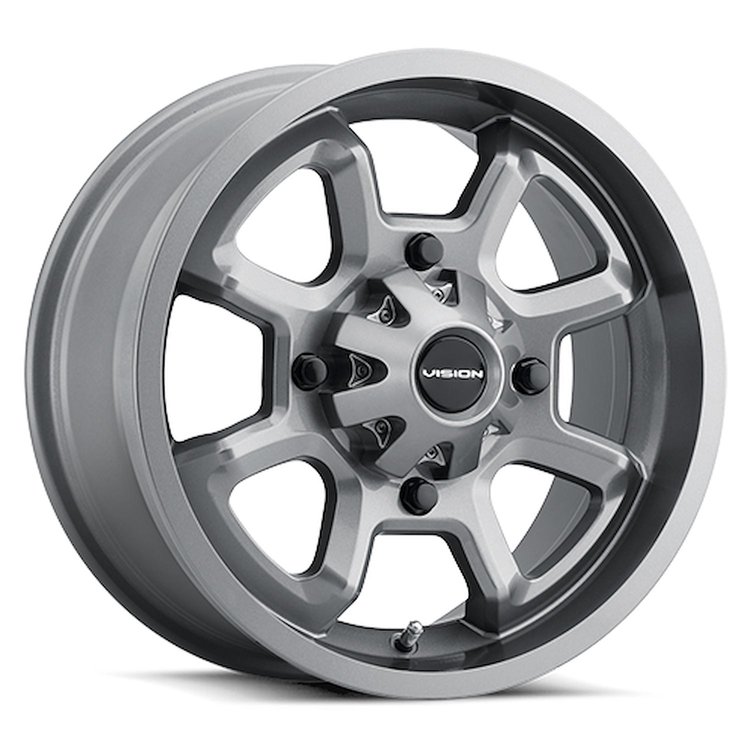 415-127110GM4 415 Series Wheel [Size: 12" x 7"] Gunmetal Finish