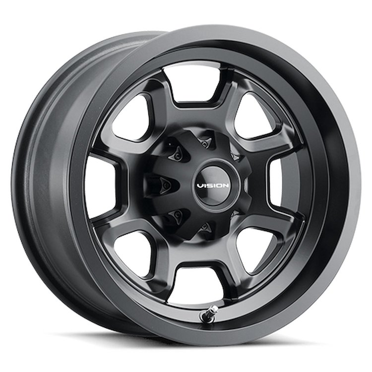 415-157110MB5.5 415 Series Wheel [Size: 15" x 7"] Matte Black Finish