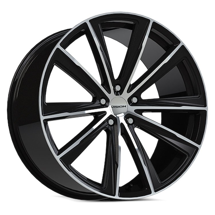 471V2990GBMF20 471V Series Wheel [Size: 20" x 9"] Gloss Black Machined Face Finish