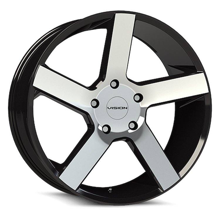 472V2962GBMF30 472V Series Wheel [Size: 20" x 9"] Gloss Black Machined Face Finish
