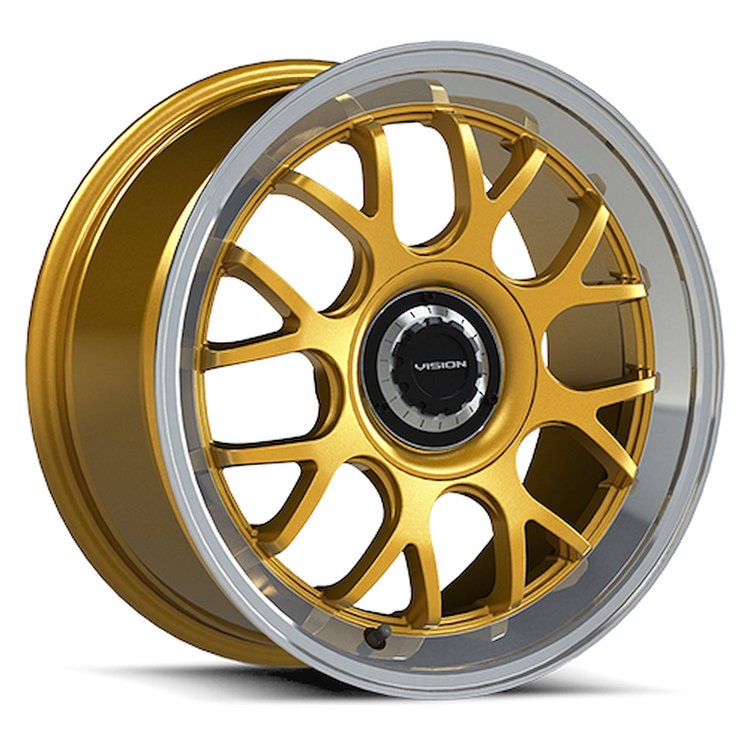 478-6814GOML38 478 Series Wheel [Size: 16" x 8"] Gold Machined Lip Finish