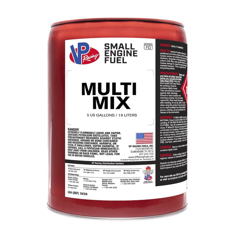 6812 Multi-Mix 40:1/50:1 Premixed Fuel, 5-Gallon Pail