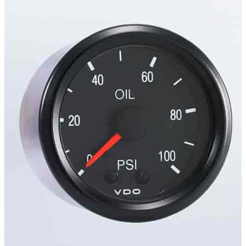 Cockpit Oil Pressure Gauge 2-1/16" mechanical