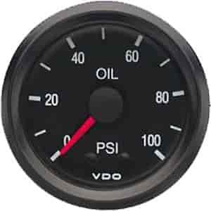 Cockpit Oil Pressure Gauge 0-100psi