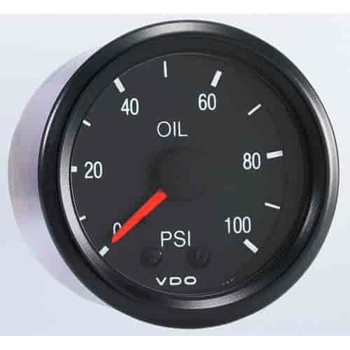 Cockpit Mechanical Oil Pressure Gauge Kit 2-1/16" Diameter